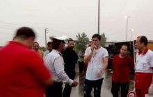 تصادف سردار آزمون با پورشه اش (عکس)